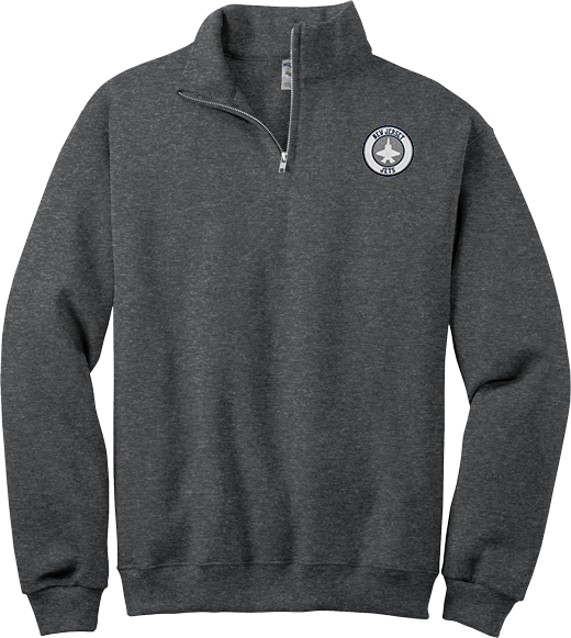 NJ Jets NuBlend 1/4-Zip Cadet Collar Sweatshirt