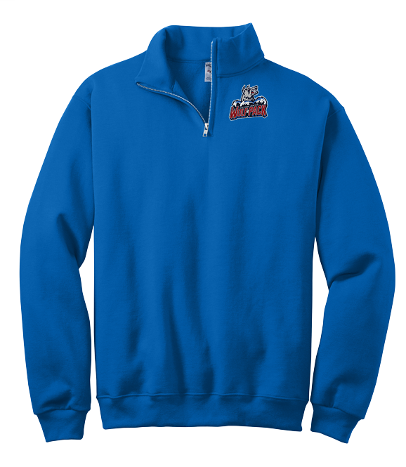 Hartford Jr. Wolfpack NuBlend 1/4-Zip Cadet Collar Sweatshirt