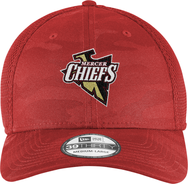 Mercer Chiefs New Era Tonal Camo Stretch Tech Mesh Cap