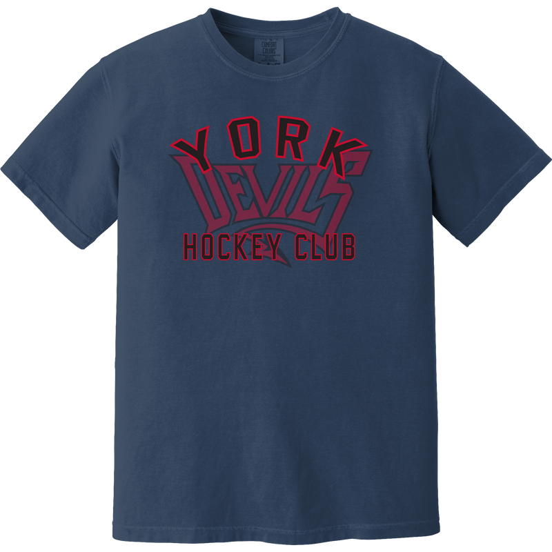 York Devils Heavyweight Ring Spun Tee