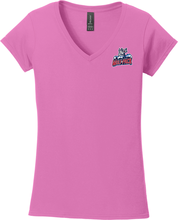 Hartford Jr. Wolfpack Softstyle Ladies Fit V-Neck T-Shirt