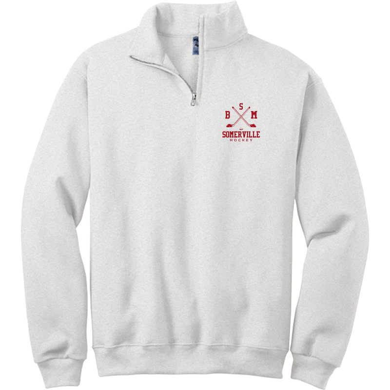 BSM Somerville NuBlend 1/4-Zip Cadet Collar Sweatshirt