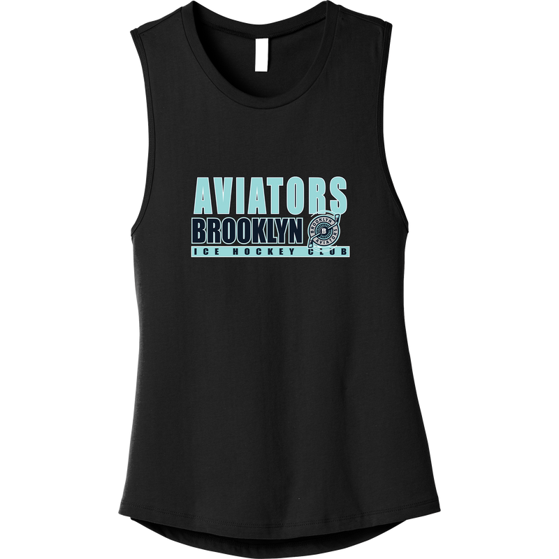 Brooklyn Aviators Womens Jersey Muscle Tank