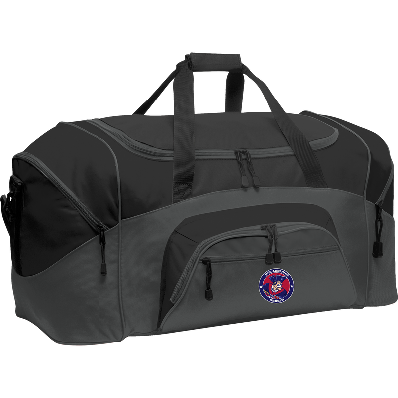 Philadelphia Rebels Standard Colorblock Sport Duffel