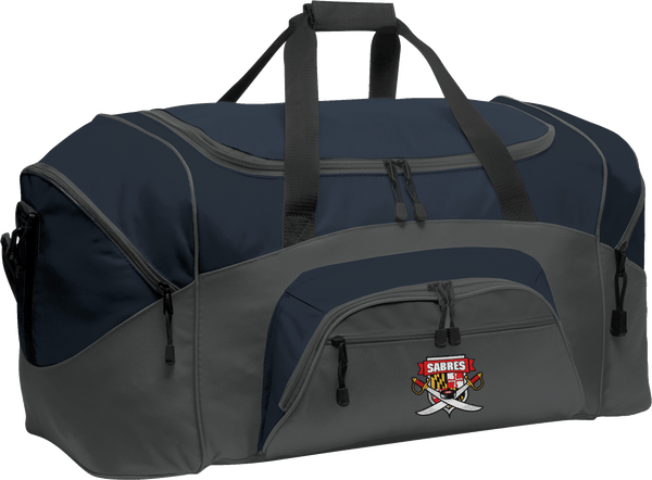 SOMD Sabres Standard Colorblock Sport Duffel