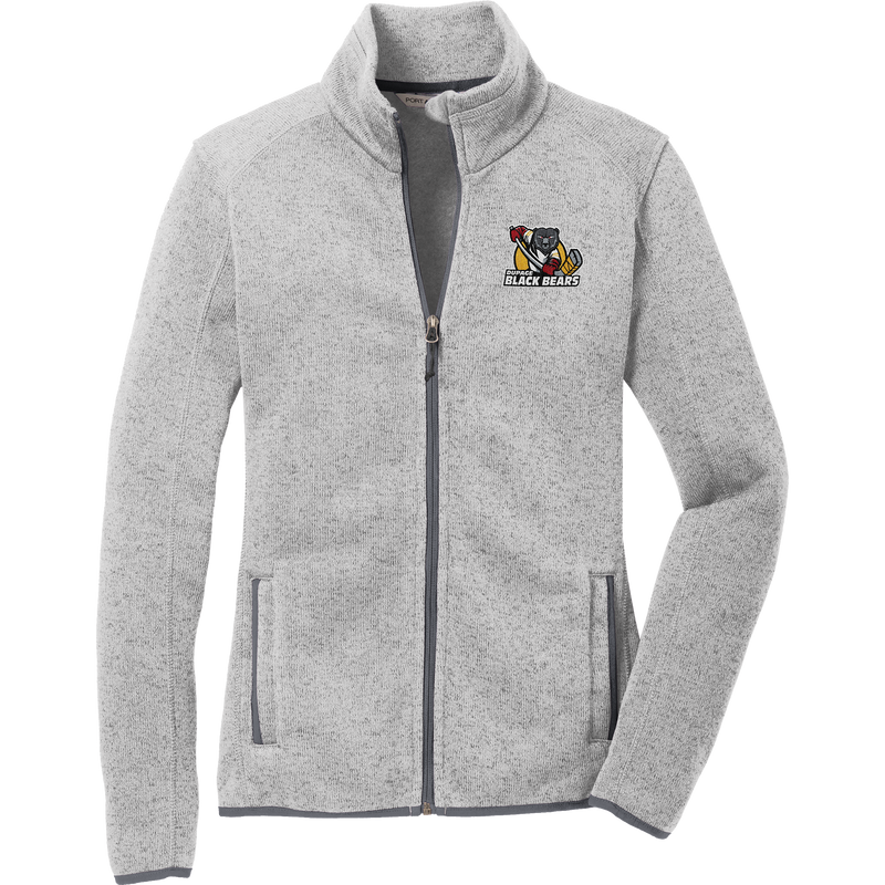 Dupage Black Bears Ladies Sweater Fleece Jacket