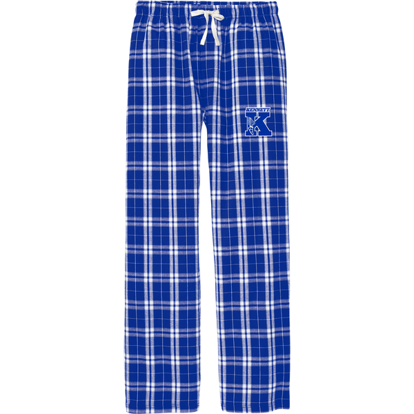 Kennett Track Flannel Plaid Pant