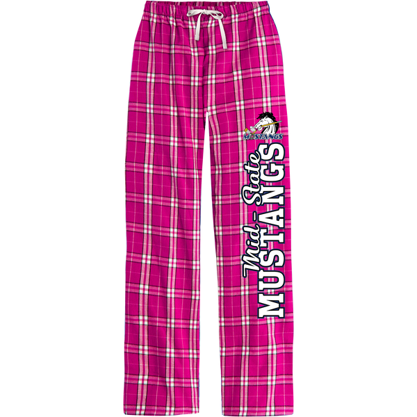 Mid-State Mustangs Women's Flannel Plaid Pant