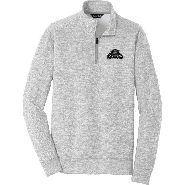 Igloo Jaguars PosiCharge Electric Heather Fleece 1/4-Zip Pullover