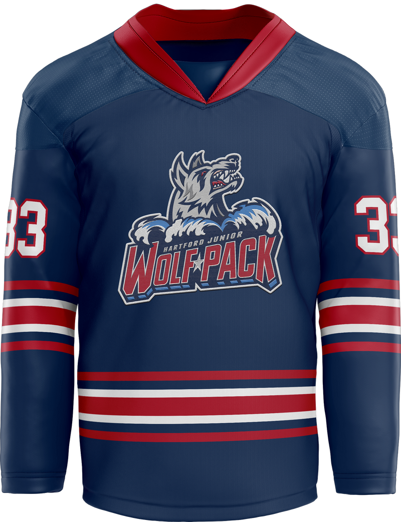 Hartford Jr. Wolfpack Girls Adult Hybrid Player Jersey