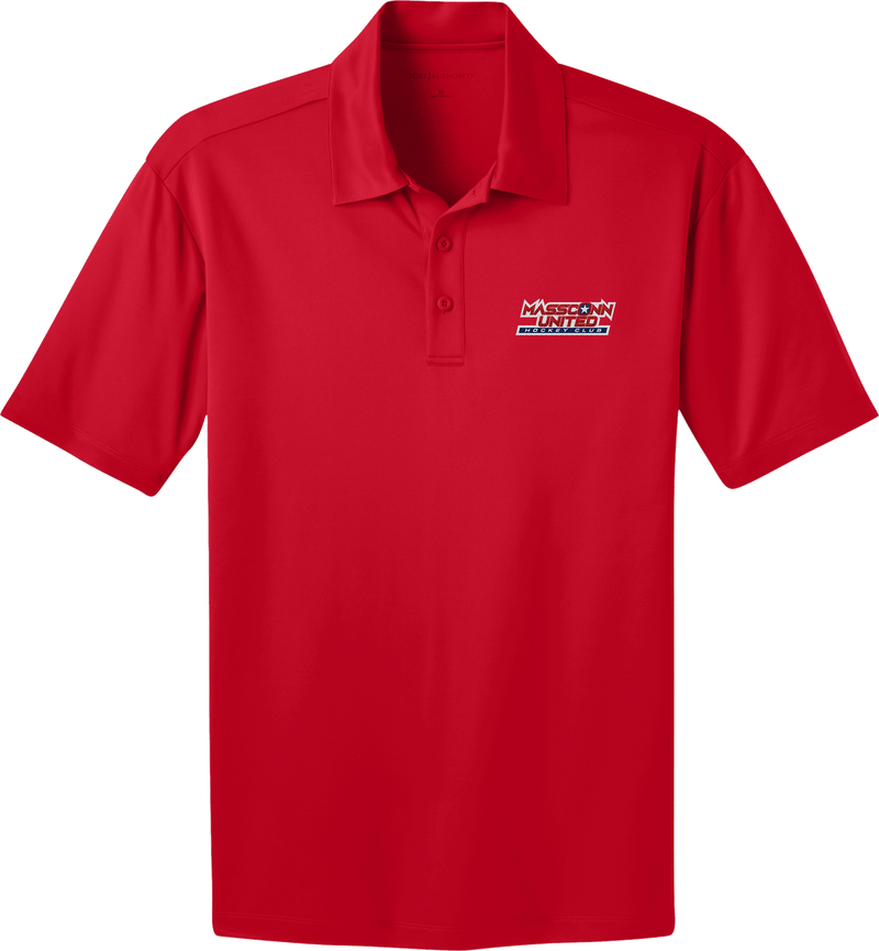 Mass Conn United Adult Silk Touch Performance Polo