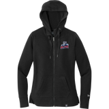 CT Wolfpack South New Era Ladies French Terry Full-Zip Hoodie