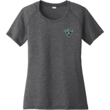Biggby Spartans Ladies PosiCharge Tri-Blend Wicking Scoop Neck Raglan Tee