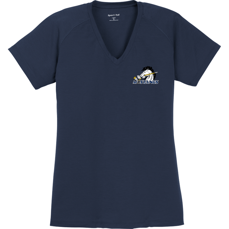 Mid-State Mustangs Ladies Ultimate Performance V-Neck