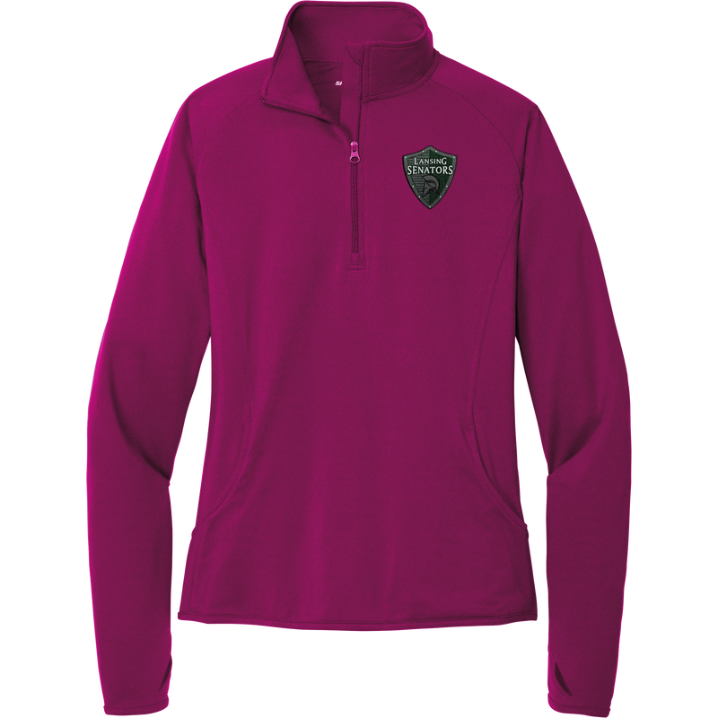 Lansing Senators Ladies Sport-Wick Stretch 1/4-Zip Pullover