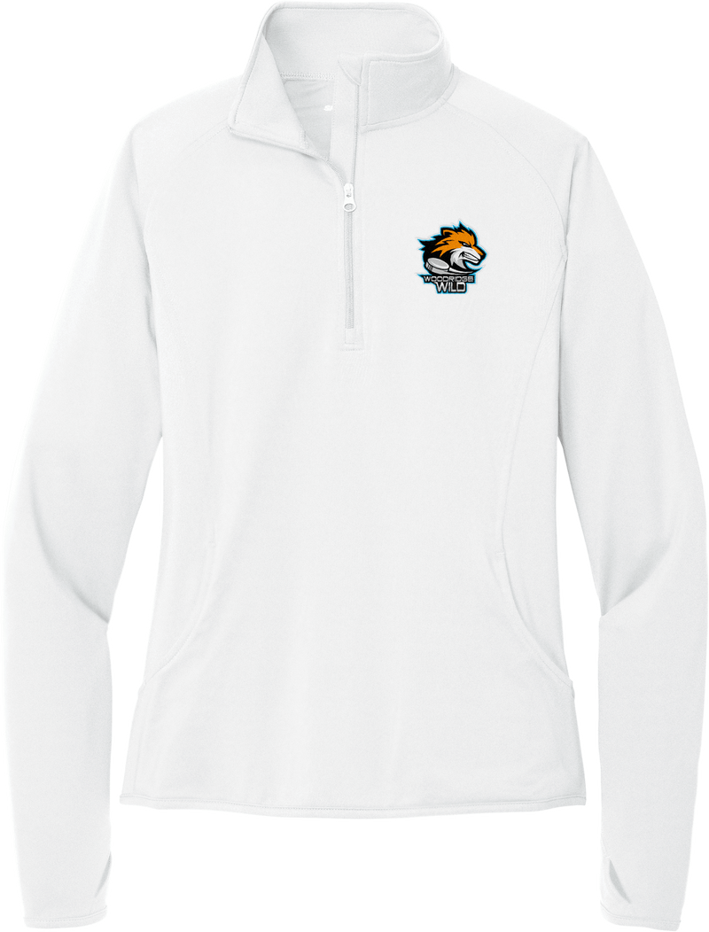 Woodridge Wild Ladies Sport-Wick Stretch 1/4-Zip Pullover