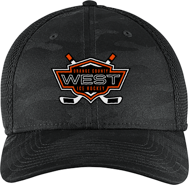 Orange County West New Era Tonal Camo Stretch Tech Mesh Cap