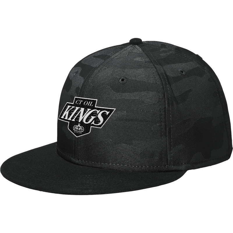 CT Oil Kings New Era Camo Flat Bill Snapback Cap