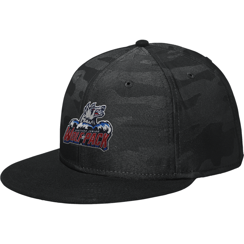 Hartford Jr. Wolfpack New Era Camo Flat Bill Snapback Cap