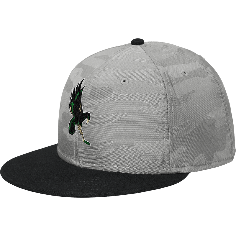 Wilmington Nighthawks New Era Camo Flat Bill Snapback Cap