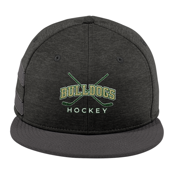 HVM Bulldogs New Era Shadow Heather Striped Flat Bill Snapback Cap