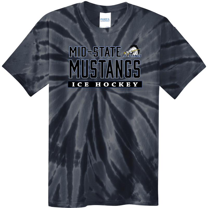 Mid-State Mustangs Youth Tie-Dye Tee