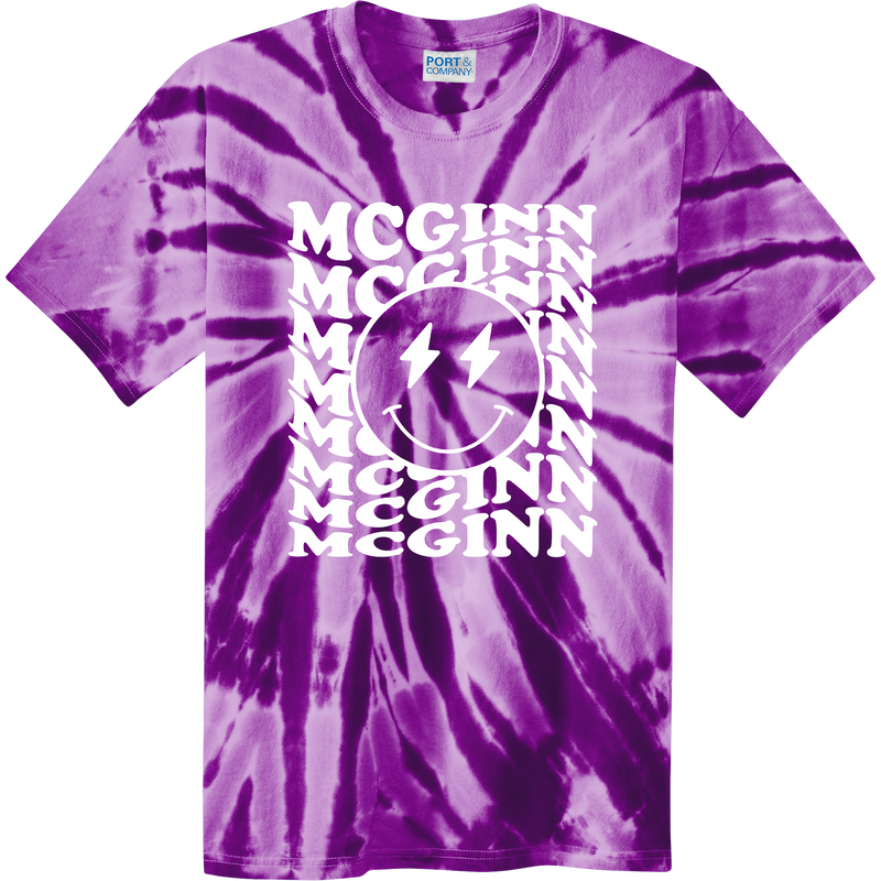 McGinn Adult "Smiley" Tie-Dye Tee