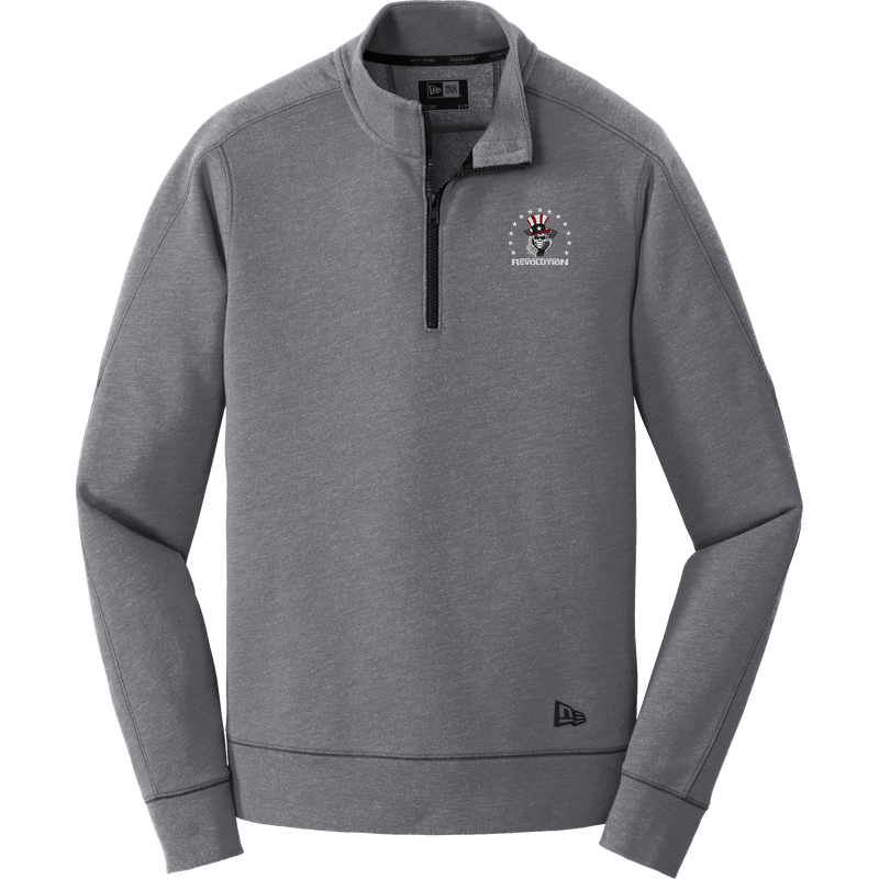 Phila Revolution New Era Tri-Blend Fleece 1/4-Zip Pullover