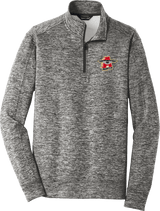 NY Aviators PosiCharge Electric Heather Fleece 1/4-Zip Pullover