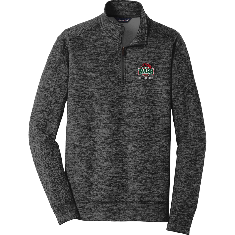 Wash U PosiCharge Electric Heather Fleece 1/4-Zip Pullover