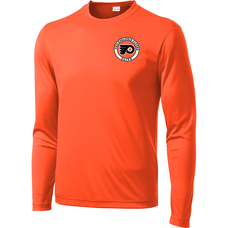 Philadelphia Flyers Elite Long Sleeve PosiCharge Competitor Tee