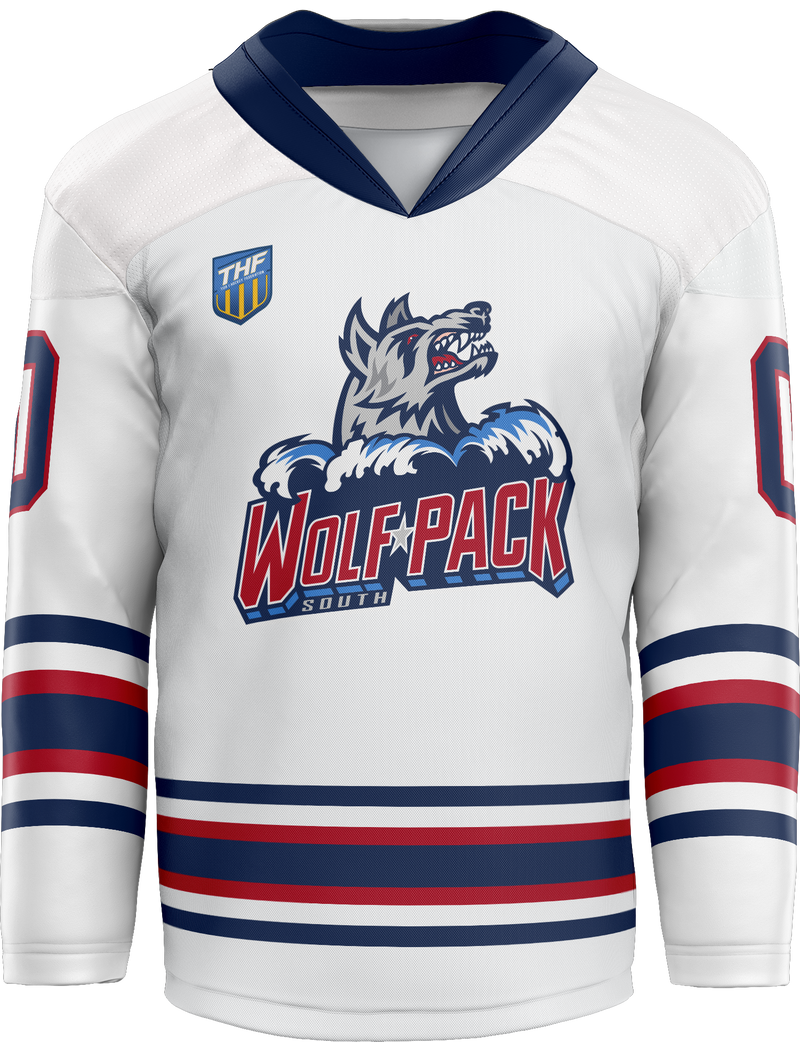 CT Wolfpack South Goalie Jersey - White