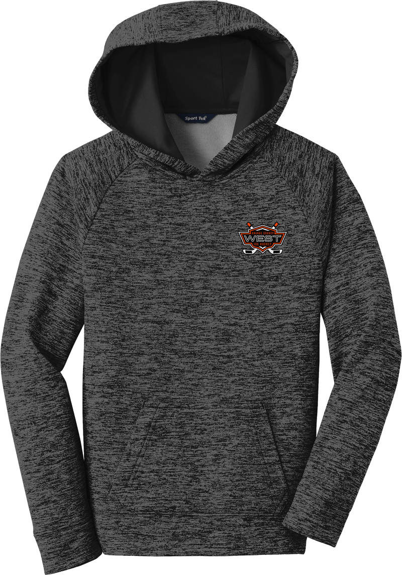 Orange County West Youth PosiCharge Electric Heather Fleece Hooded Pullover