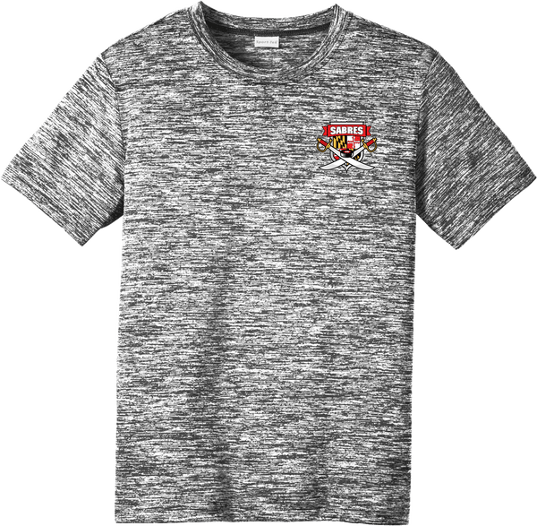 SOMD Sabres Youth PosiCharge Electric Heather Tee