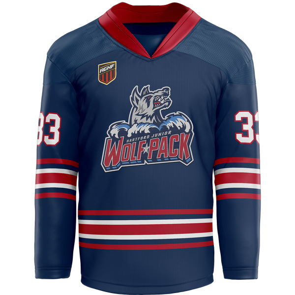 AGHF Hartford Jr. Wolfpack Adult Player Hybrid Jersey